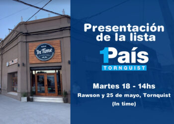PRESENTACIÓN DE LA LISTA 1PAÍS EN TORNQUIST CONFERENCIA DE PRENSA
