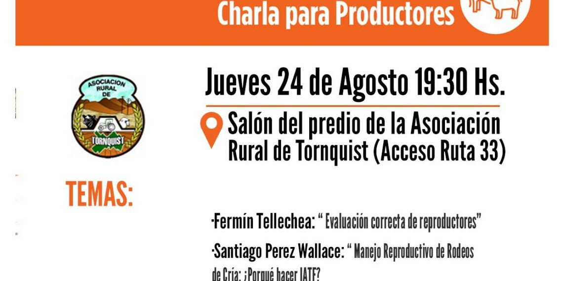 Charla para productores en la Asociación Rural