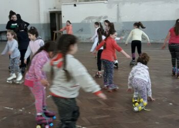 El patín en Unión comenzó con casi 100 inscriptos
