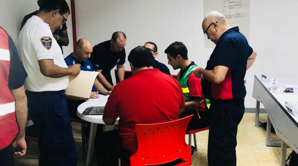 El Comandate Mayor Martín Haag se encuentra realizando un curso en Colombia