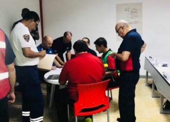 El Comandate Mayor Martín Haag se encuentra realizando un curso en Colombia