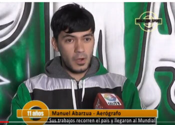 El aerógrafo tornquistense Manuel Abarzua, continúa generando trabajos que recorren el mundo