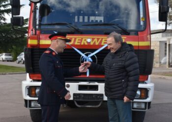 Todos los videos del Día del Bombero Voluntario y la entrega de una nueva unidad