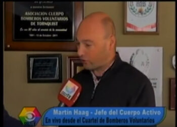 Con motivo del Día del Bombero Voluntarios emitimos en directo desde la sede bomberil de Tornquist