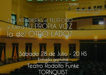 “Dentro”, una propuesta teatral innovadora llega este sábado