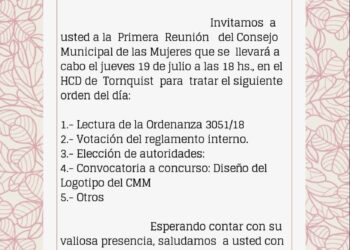 Elegirán autoridades para constituir el Consejo Municipal de las Mujeres