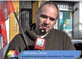 Dirigentes gremiales y docentes del distrito se reunieron en asamblea (VIDEOS con entrevistas de CeltTV)