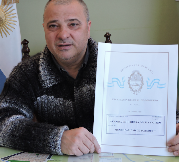 Se puso fin a la irregularidad de la manzana 106 de Tornquist