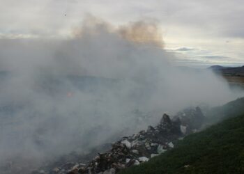 Seria intencional el incendio declarado esta mañana en el basurero Municipal (fotos y videos)