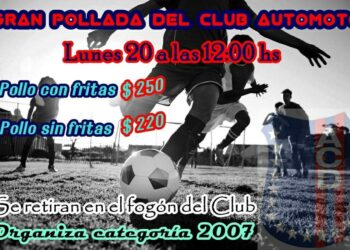 La Escuelita Azulgrana realizará una pollada el próximo lunes