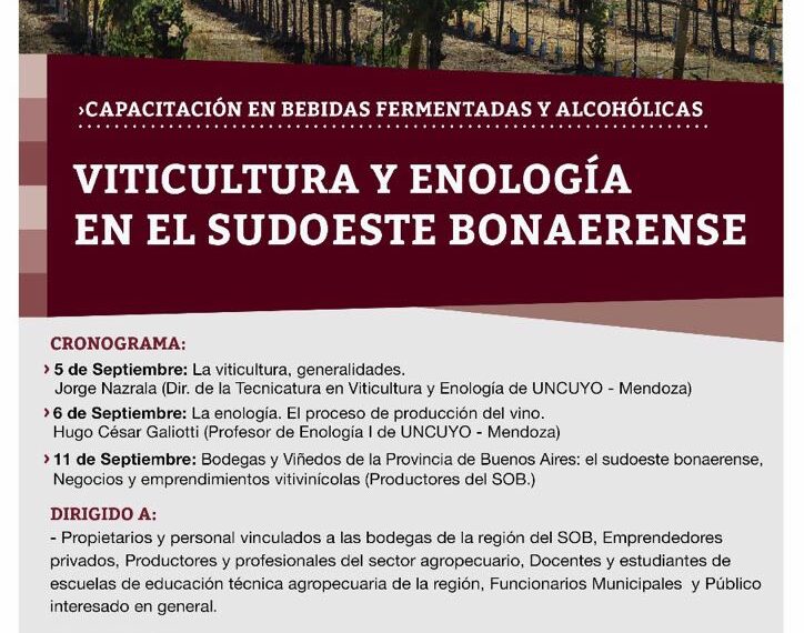 Capacitación en bebidas fermentadas  y alcohólicas