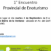 1° Encuentro Provincial de Enoturismo en Sierra de la Ventana
