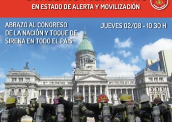 Bomberos Voluntarios en estado de alerta y movilización
