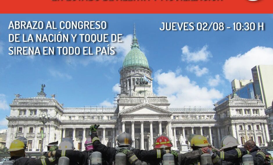 Bomberos Voluntarios en estado de alerta y movilización