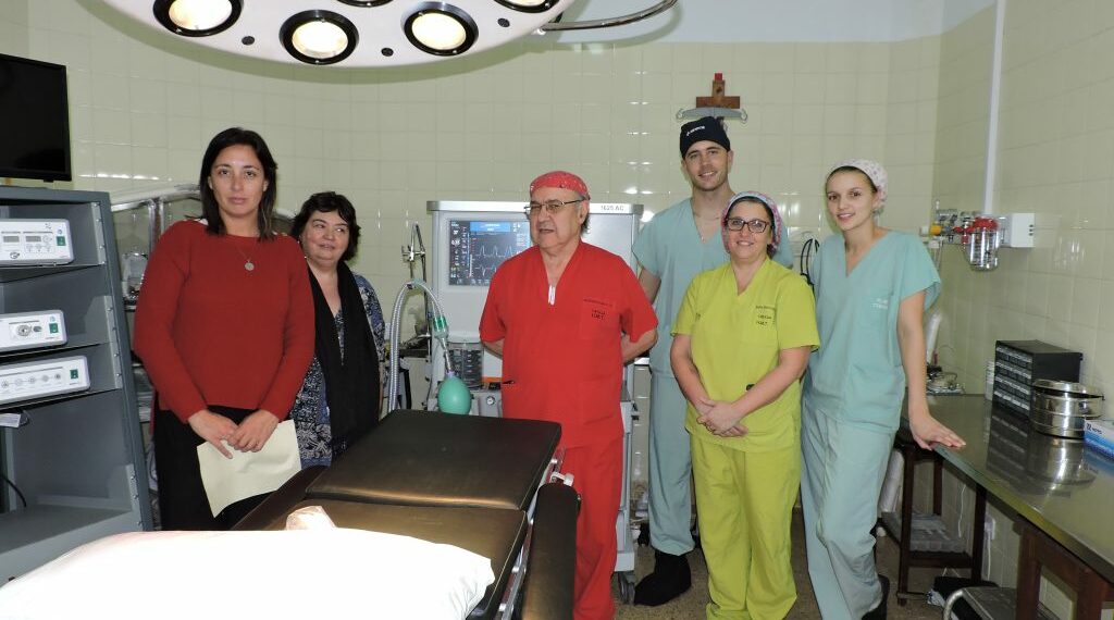 El Hospital adquirió una mesa de anestesia
