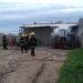 Se incendió maquinaria agrícola en Colon al 800 (Video y fotos)