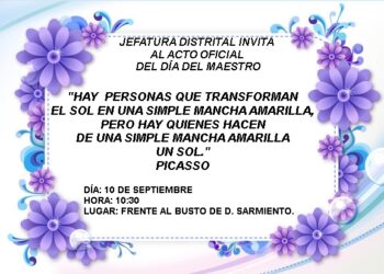 ACTO OFICIAL POR EL DÍA DEL MAESTRO