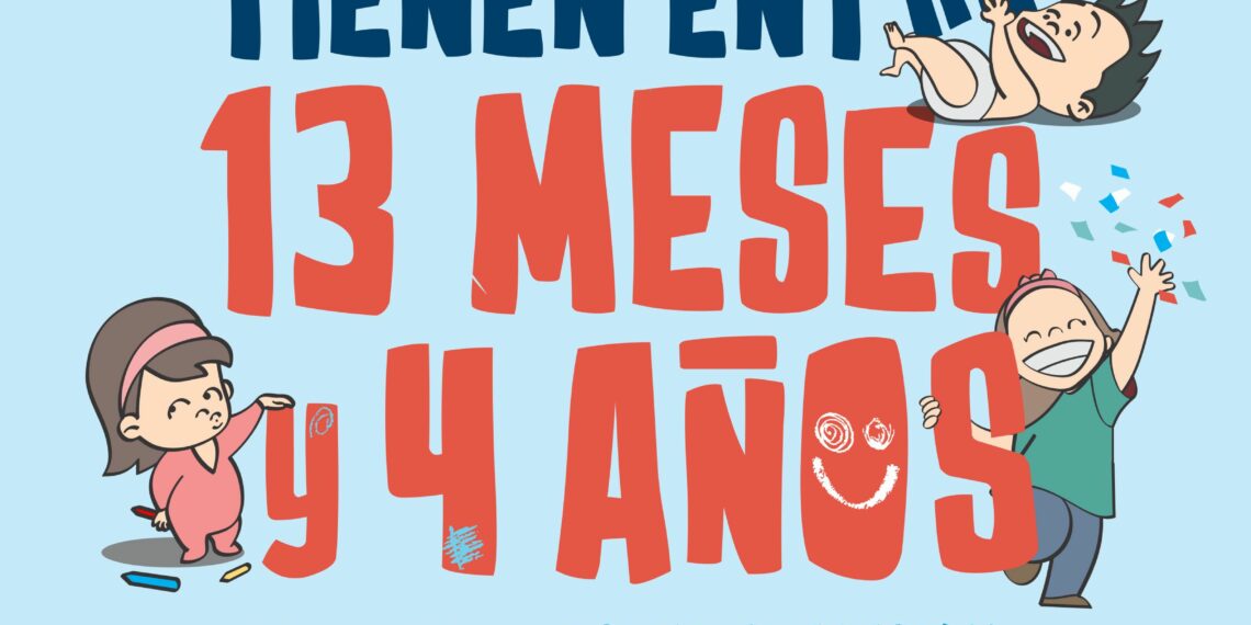 DESDE OCTUBRE APLICARÁN UN REFUERZO DE SARAMPIÓN Y RUBEOLA A MENORES