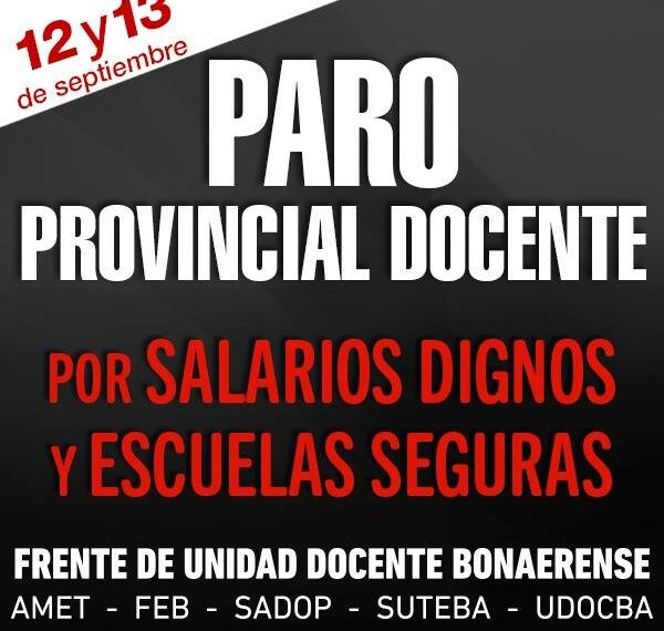 Conflicto docente: SADOP para y se moviliza