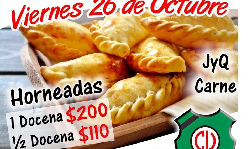 Venta de empanadas en el Club Unión