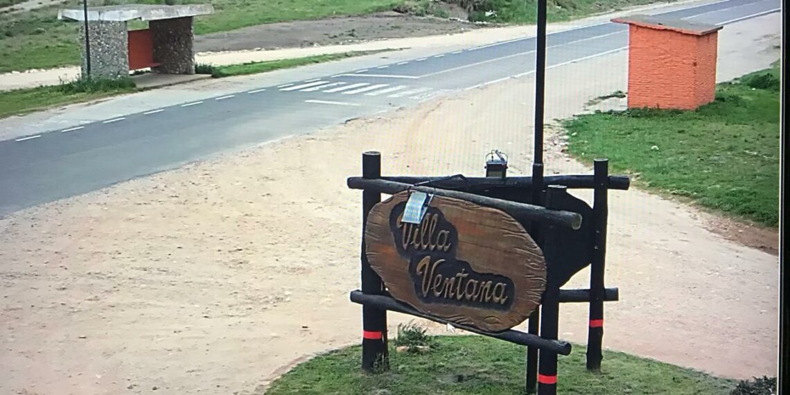 Instalaron dos cámaras de seguridad en el acceso a Villa Ventana