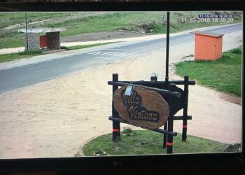 Instalaron dos cámaras de seguridad en el acceso a Villa Ventana