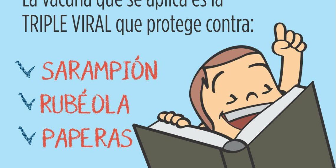 Se extendió la campaña de VACUNACIÓN CONTRA EL SARAMPIÓN Y LA RUBÉOLA