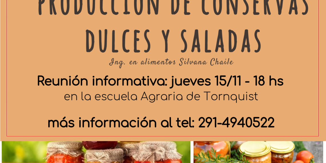 Curso de Producción de conservas dulces y saladas