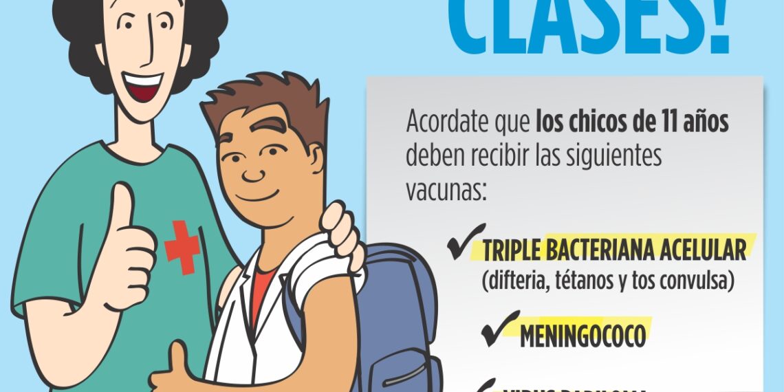 ¡Nos vamos anticipando: a la escuela todos vacunados!