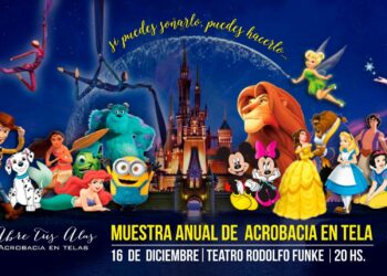 MUESTRA ANUAL DE TELAS EN EL TEATRO RODOLFO FUNKE (VIDEO ENTREVISTA)