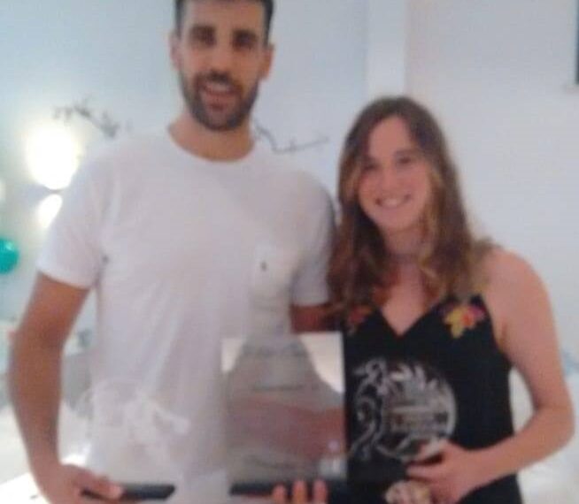 BELÉN TOMBESI Y RAMIRO HEINRICH ELEGIDOS LOS MEJORES DEL BASQUET BAHIENSE DURANTE EL 2018 (FOTOS)