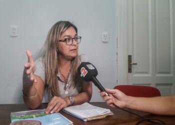 LA SECRETARIA DE OBRAS PÚBLICAS SE REFIRIÓ A DISTINTAS OBRAS QUE SE ESTÁN REALIZANDO EN EL DISTRITO (VIDEOS ENTREVISTAS)