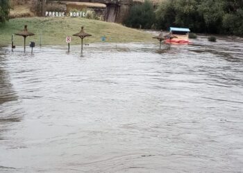 BALNEARIO MUNICIPAL PARQUE NORTE FUE AFECTADO POR LA IMPORTANTE LLUVIA CAÍDA EN LA ZONA (VIDEO ENTREVISTA)