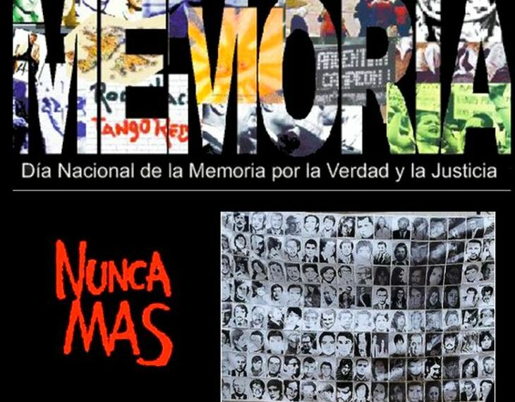 Comunicado del PJ.: 24 DE MARZO MEMORIA VERDAD Y JUSTICIA