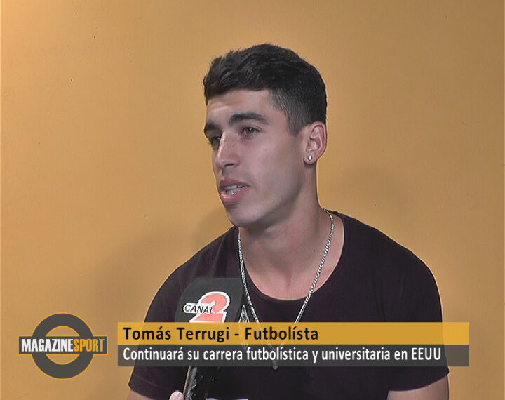 TOMÁS TERRUGI CONTINUARÁ SU CARRERA UNIVERSITARIA Y FUTBOLÍSTICA EN LOS EEUU (VIDEO ENTREVISTA)