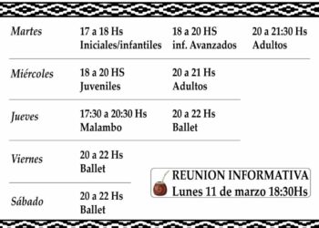 Inician las clases de la Escuela Folclórica Municipal