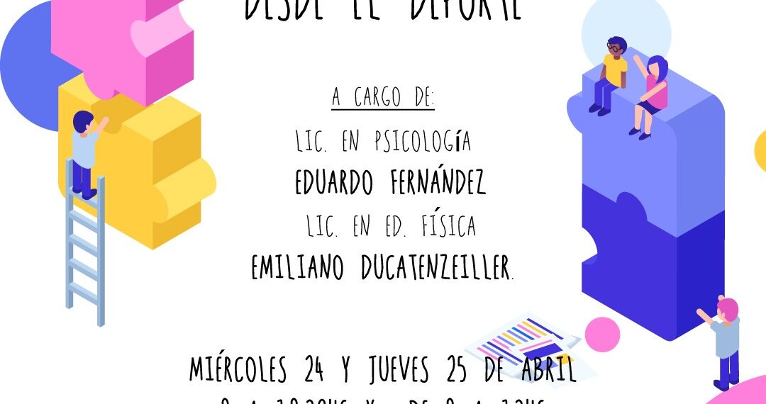 Se dictará una capacitación en “Herramientas para la inclusión de personas con discapacidad en la escuela y a práctica deportiva”