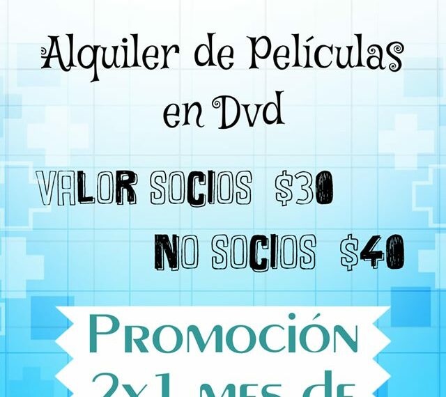 La Biblioteca E. Tornquist alquila películas en DVD.