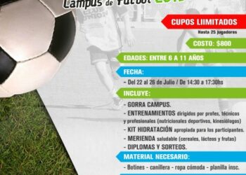 El Club Unión realizará su 2° Campus de Fútbol