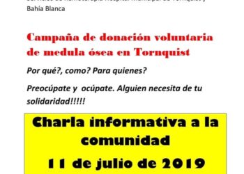 Habrá una campaña de donación de Medula Ósea en Tornquist