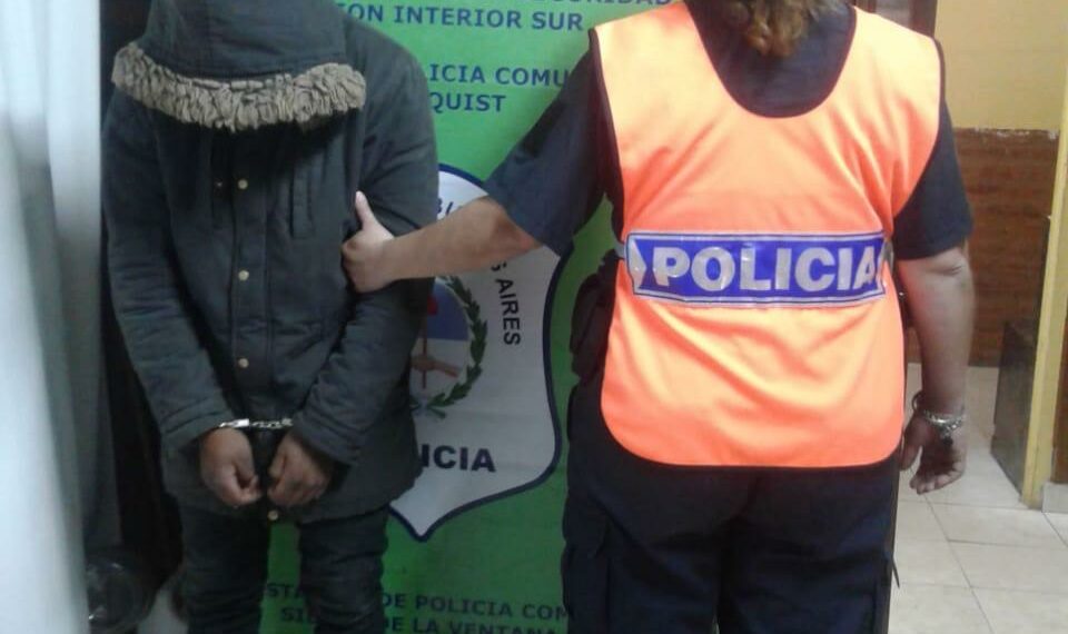 APREHENSION POR TENTATIVA DE ROBO, ATENTADO y RESISTENCIA A LA AUTORIDAD y LESIONES EN SIERRA DE LA VENTANA