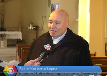 25 Años del Padre Norberto en la comunidad de Tornquist (nota en video)
