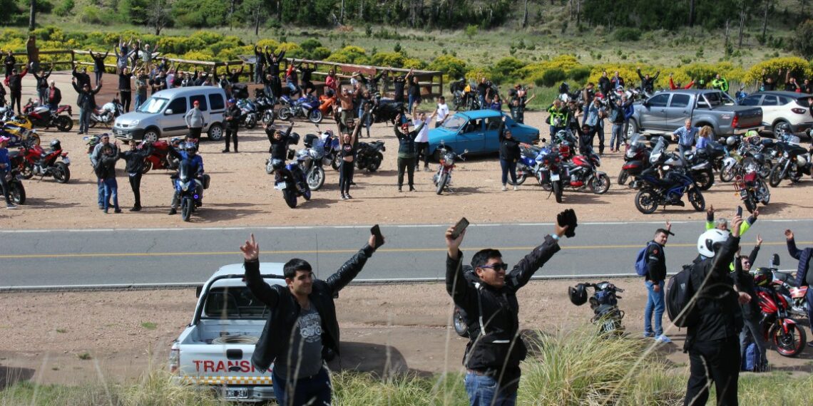 Más de 300 motos en el encuentro organizado por la agrupación “Alma Motera” (fotos y videos)