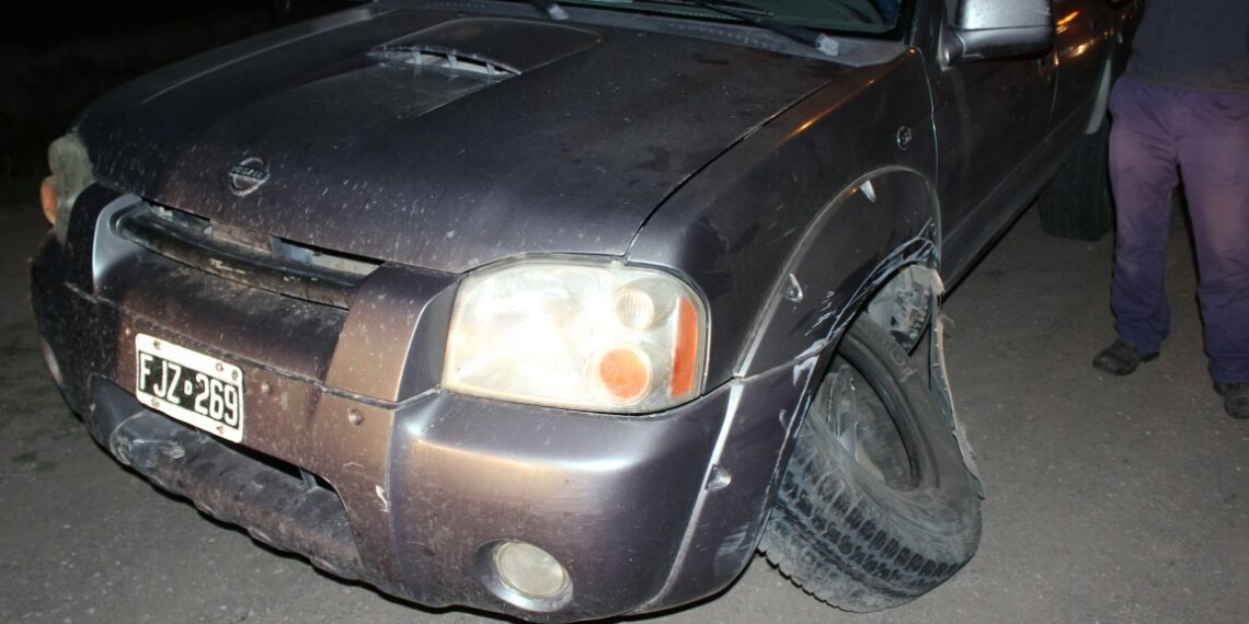 Sufrió un desperfecto mecánico y chocó a otra camioneta