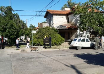 No hubo heridos en un choque en  9 de Julio y España