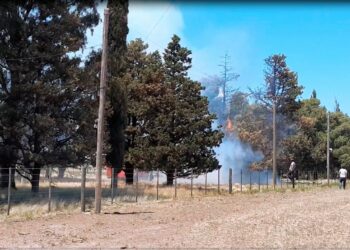 Los bomberos fueron  convocados por dos incendios este mediodía