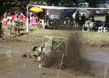 Buen parque automotor en la travesía de Paso Don Adile (Videos)