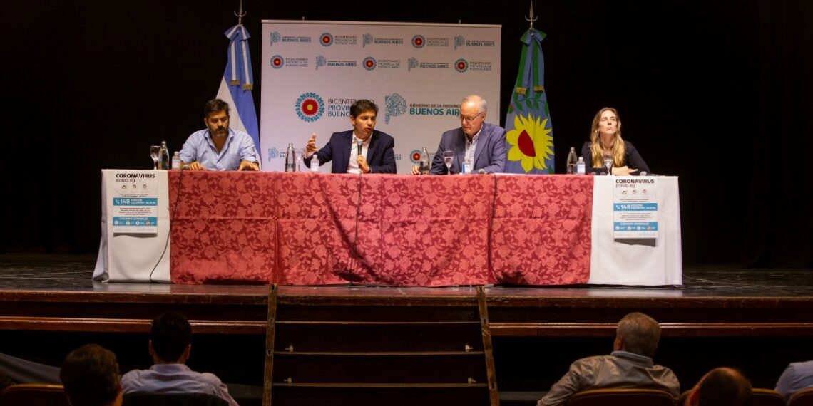 Kicillof con intendentes: “Tenemos que dar el ejemplo de solidaridad y responsabilidad” (fotos)