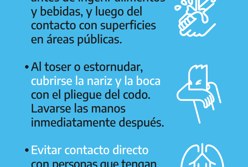 Recomendaciones para evitar el coronavirus