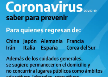 Recomendaciones para evitar el coronavirus